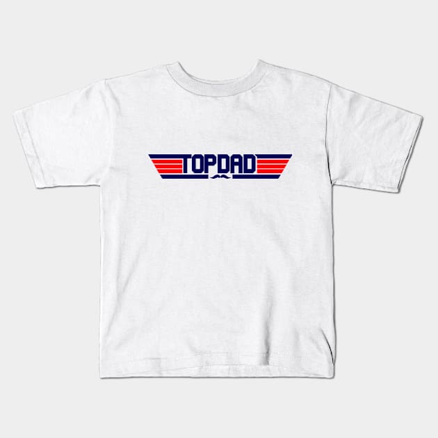 Top Dad Kids T-Shirt by Enzai